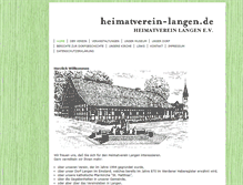 Tablet Screenshot of heimatverein-langen.de